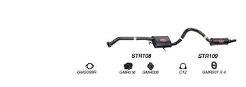 Redback Exhaust 2 1/2" Cat Back System for Holden Commodore (01/1988 - 2000) - Brixton 4x4 - Buy Online Now!
